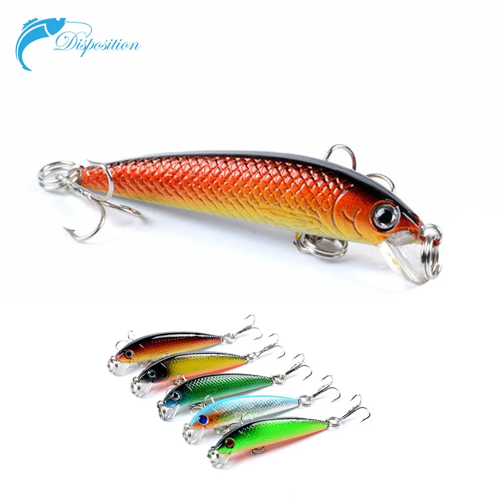 

5.5cm/3.6g Lure Artificial Bait Minnow Lure Fishing Artificial Lure Minnow Fishing Gear Plastic Hard Bait 3d Fisheye JR286
