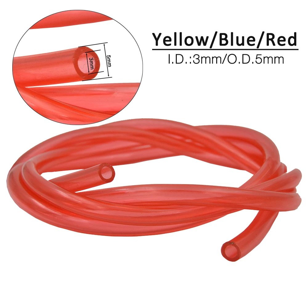 1 м универсальные газовые трубы масляная трубка красный/желтый/синий для