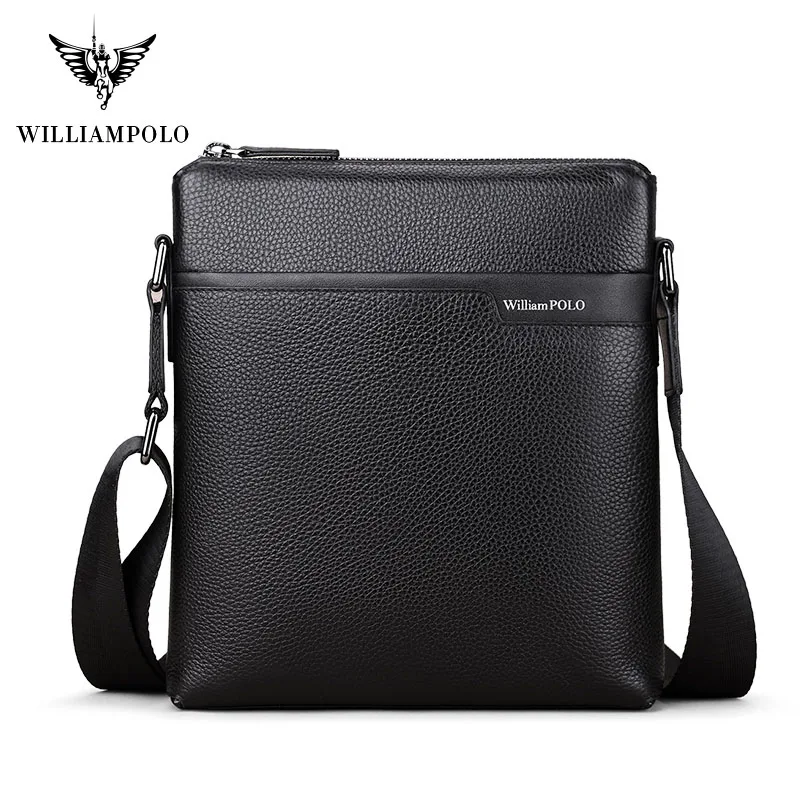 Кожаная сумка дизайнерская сумка-мессенджер из воловьей кожи модная через плечо