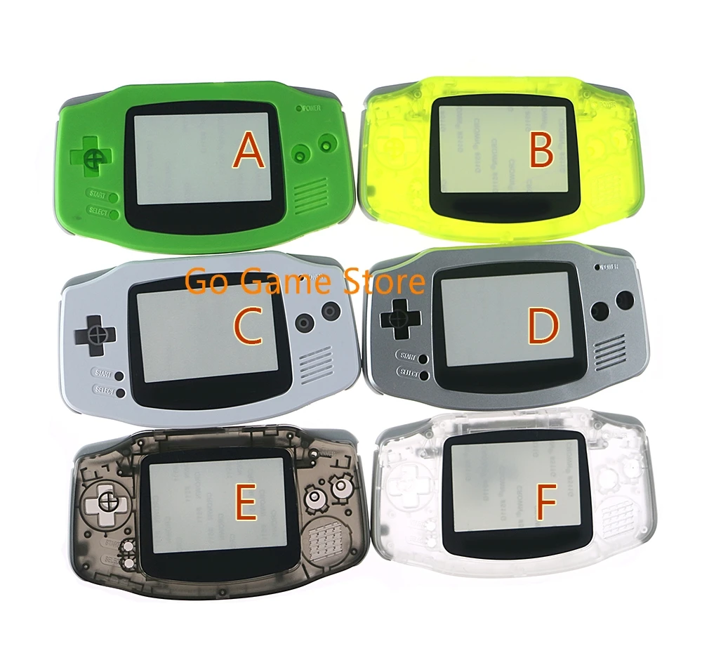 Чехол с полной защитой корпуса + Полная кнопка и винты для Gameboy Advance Игровая