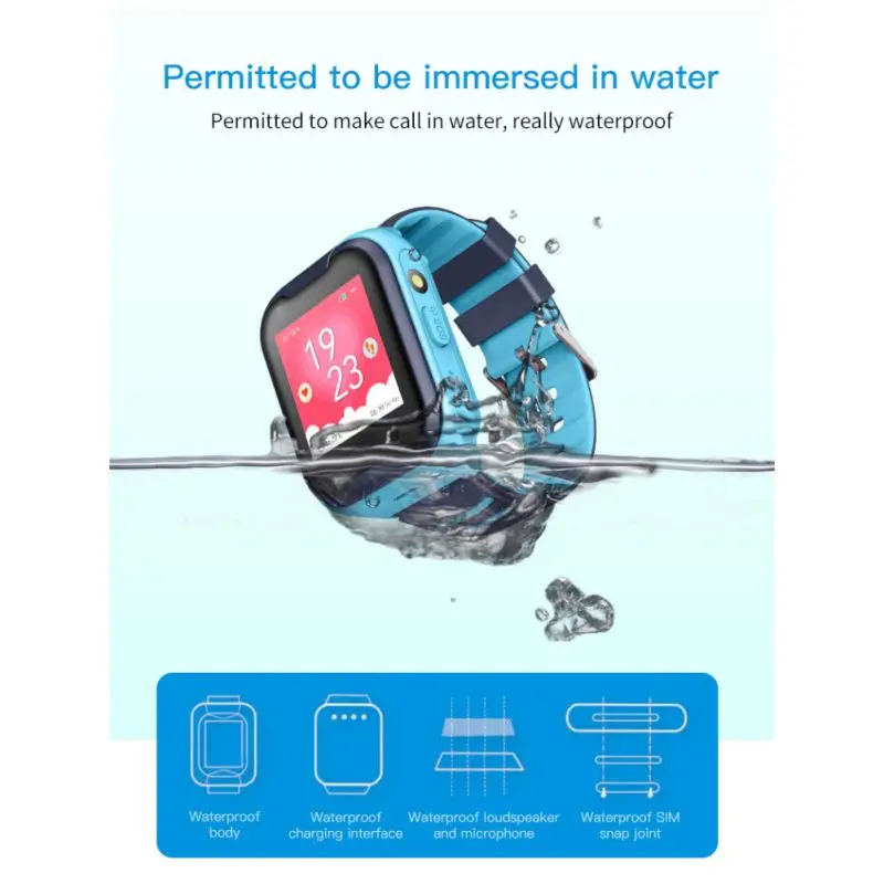 Wholesale 4G Kids Smart Watch GPS+ WiFi Touch Screen SOS SIM Phone Call Waterproof Children Watch with Camera Kids Watches