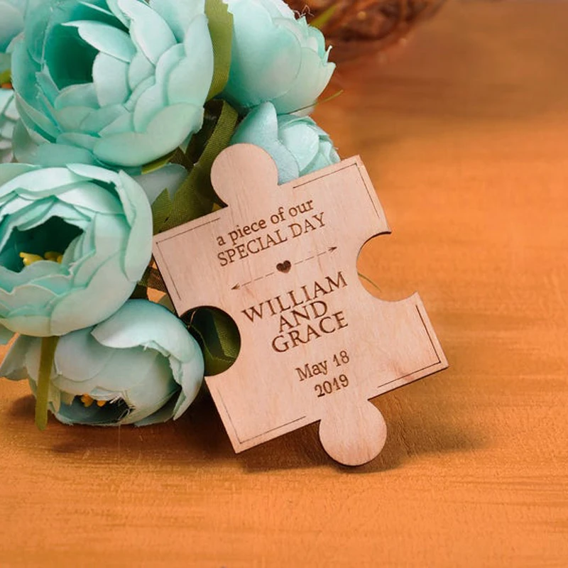 Современный Свадебный магнит сохранить дату дерево в деревенском стиле магниты