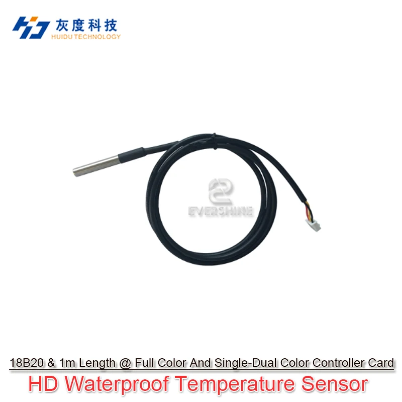 Светодиодный дисплей экран контроллер карты DS18B20 Водонепроницаемый датчик