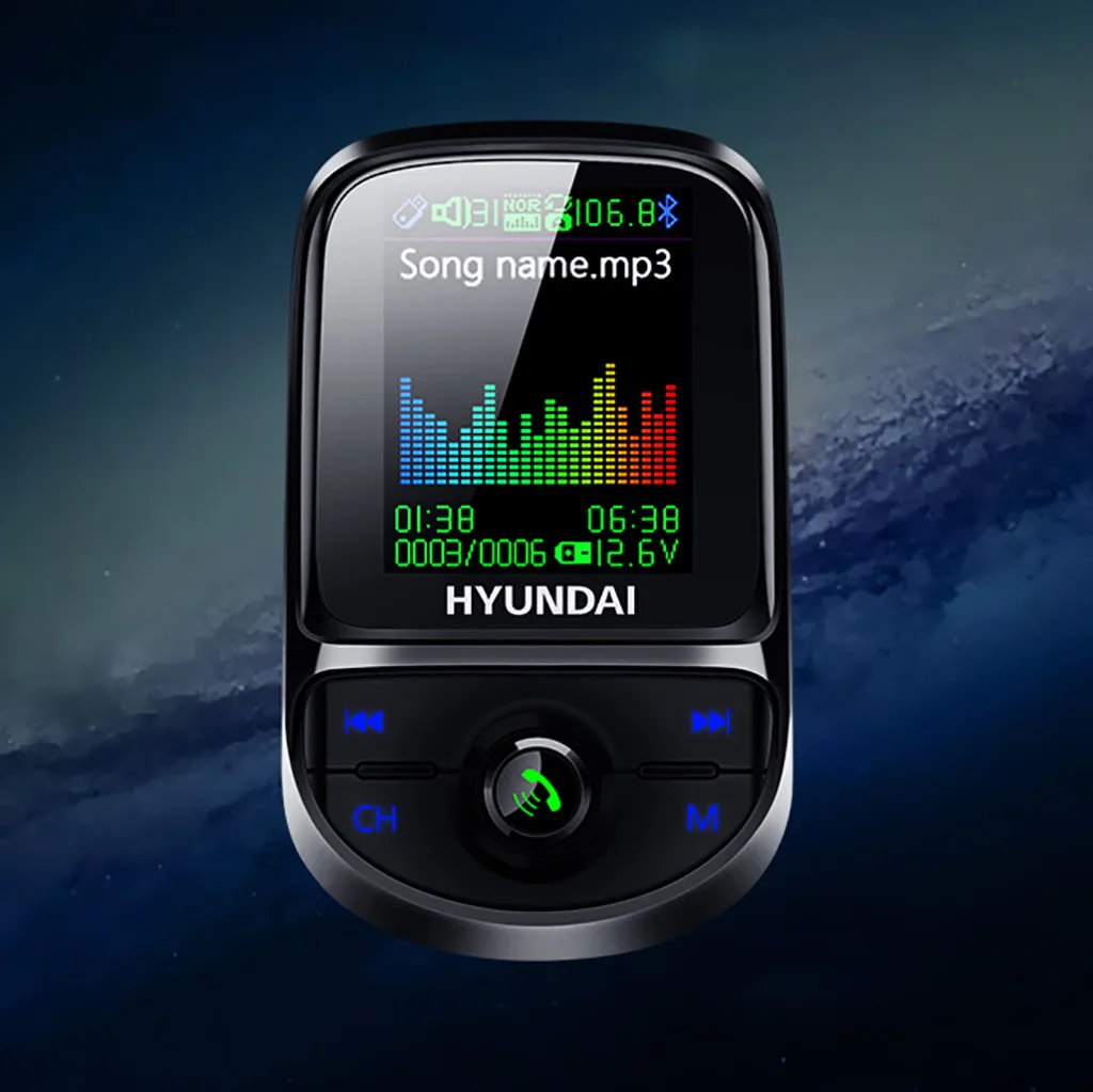 Автомобиля MP3 музыкальный плеер Bluetooth 5,0 ресивер FM-передатчик Dual USB QC3.0 U диск/TF карта формат музыки без потери качества