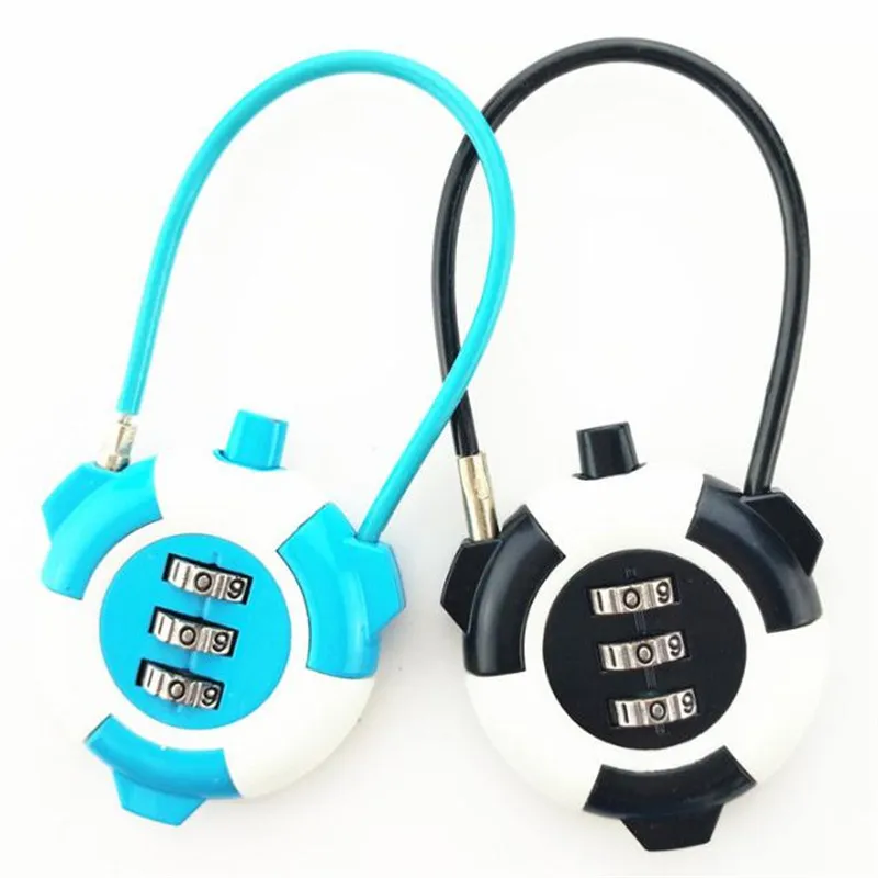 3 цифр подвесной замок с паролем дорожная Смарт Комбинации замки чернил сброса