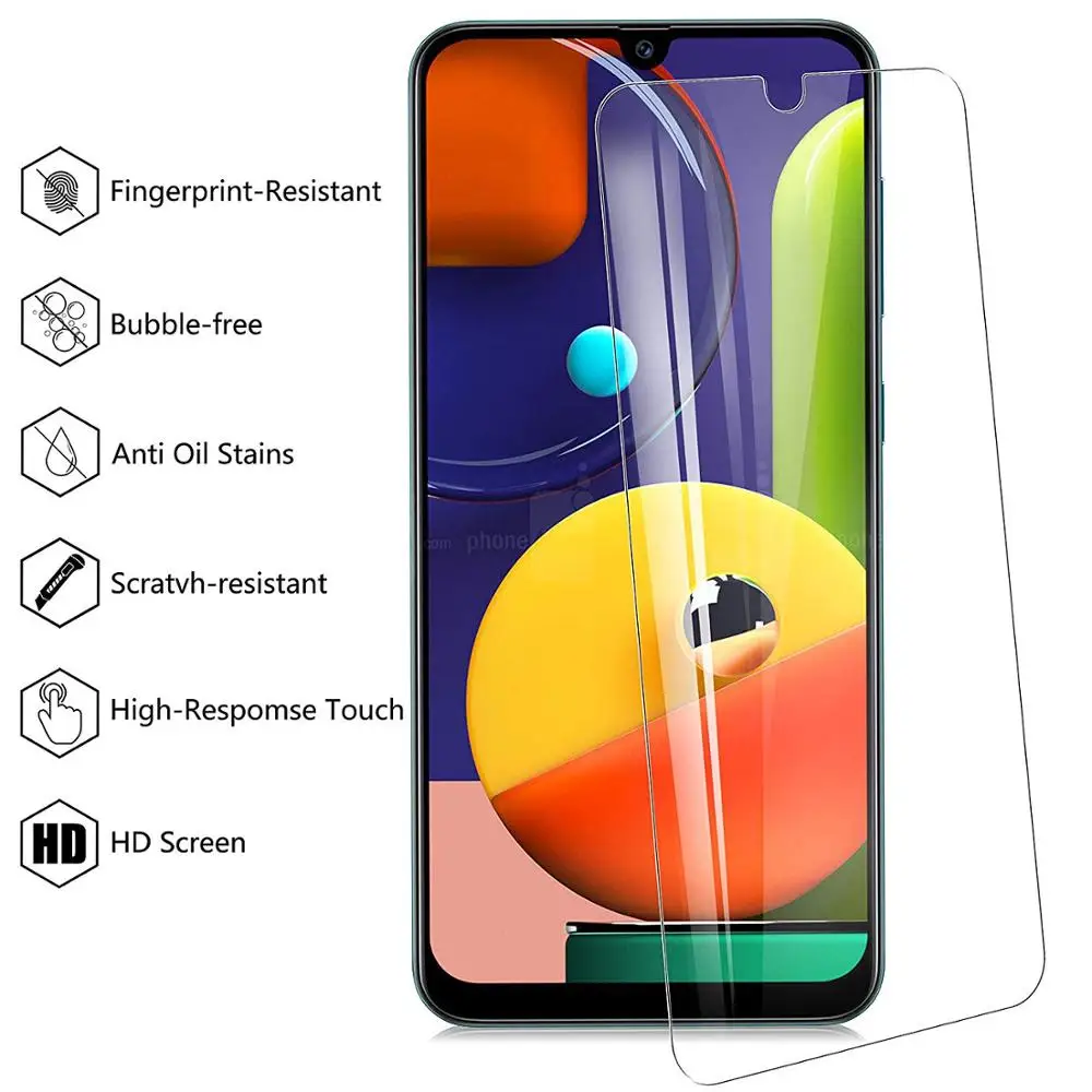 9H HD закаленное стекло для защиты экрана Samsung Galaxy A10E A20E A10S A30S A50S M30S A8 A9 star Lite 2018 A2 Core
