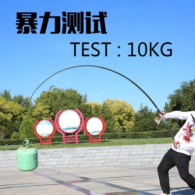 

2021 Newly Designed Portable 100m Long-Range Fishing Rod 2.1m-4.5m Carbon Fiber Sea Rod Boat Rock Fishing Rod Carp Fishing Gear