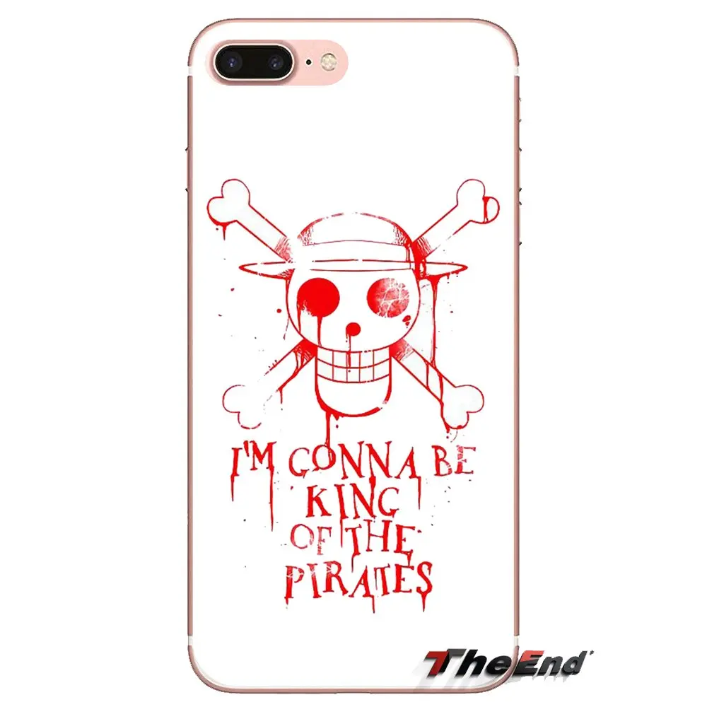Luffy D Monkey One Piece For iPhone XS Max XR X 4 4S 5 5S 5C SE 6 6S 7 8 Plus Samsung Galaxy J1 J3 J5 J7 A3 A5 Soft Housing Case |