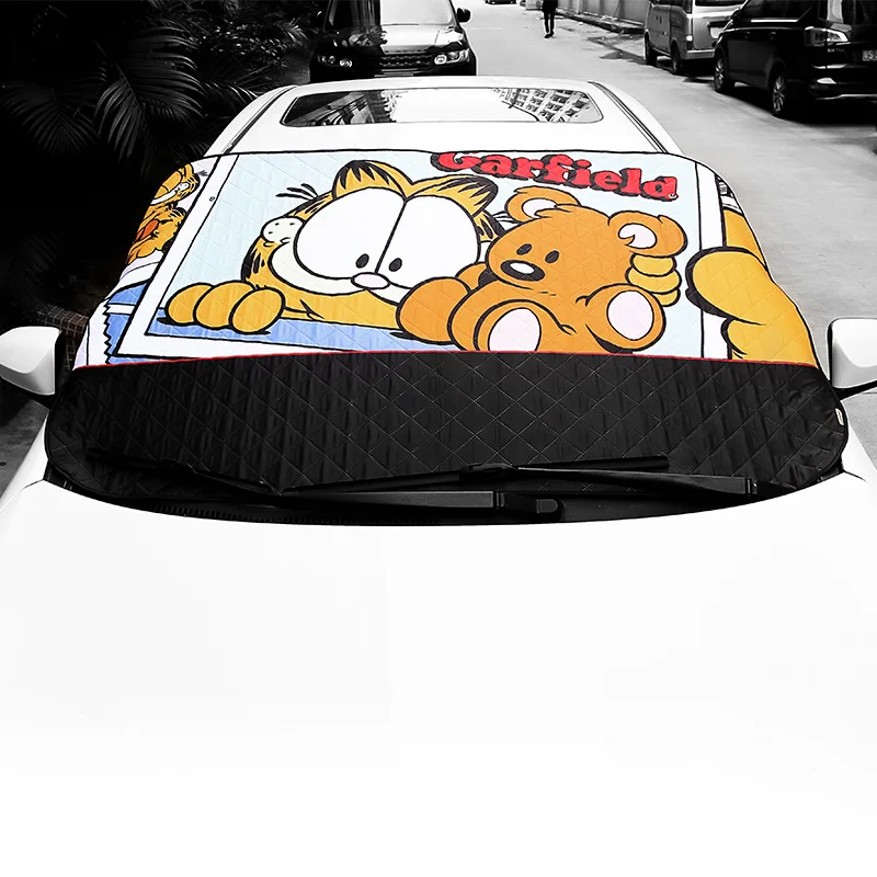 

Солнцезащитный котенок для автомобиля с мультяшным котом, Теплоизоляционный солнцезащитный козырек, солнцезащитный козырек для переднего...