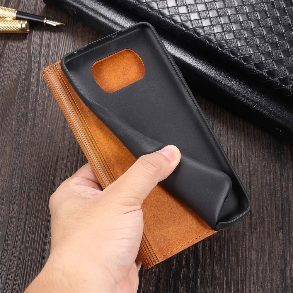 for xiaomi poco x3 nfc pro gt m4 case flip soft book phone cover for mi m3 f3 note 10 11 lite 10s 11 11t 11s 9t 9a 9c 4g 5g x4 free global shipping