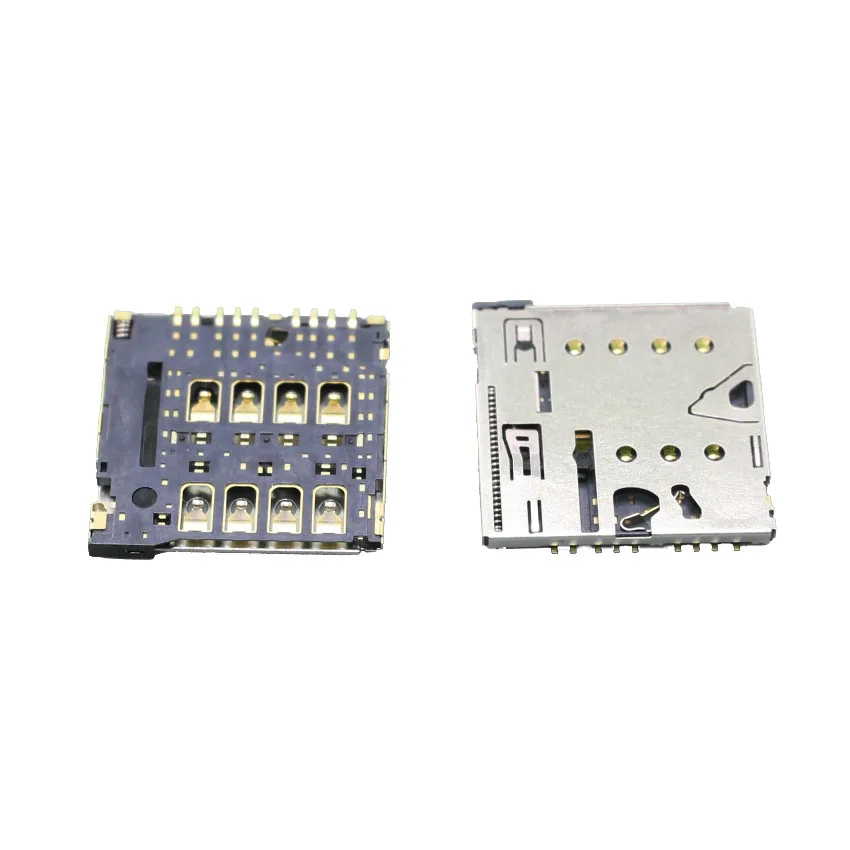 cltgxdd 2pcs new SIM Card Socket Reader Connector Holder for Nokia lumia N610 610 618 N618 N801 repair parts replacenment | Мобильные