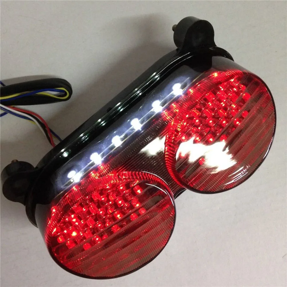 

LED Taillight Intergrated W/ Turn Signal Light For Kawasaki Ninja ZX6R 98-02 ZZR600 05-08 ZX9R 98-03 ZX7