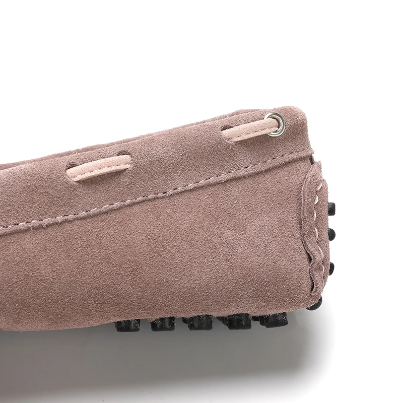 Женские туфли из натуральной кожи на плоской подошве повседневные брендовые для