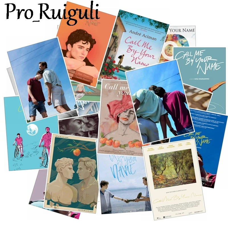 

25pcs Call me by your name Anime Stickers paster Cartoon characters anime funny decals scrapbooking diy phone laptop decorations