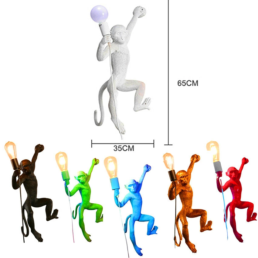 Современные разноцветные обезьянки американский кантри пеньковая веревка