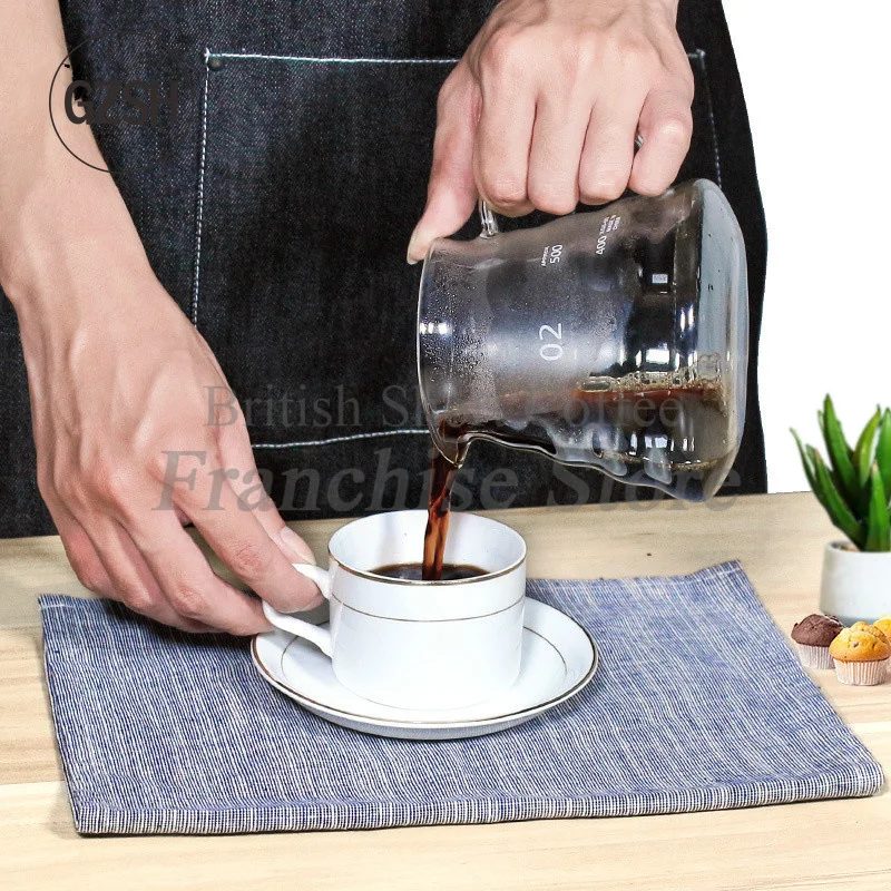 

Plastic Drip Tip Cover Coffee Set Household Coffee Hand Punch Pot Sharing Pot with Tip-nosed Pot for Coffee Shop Drip Coffee