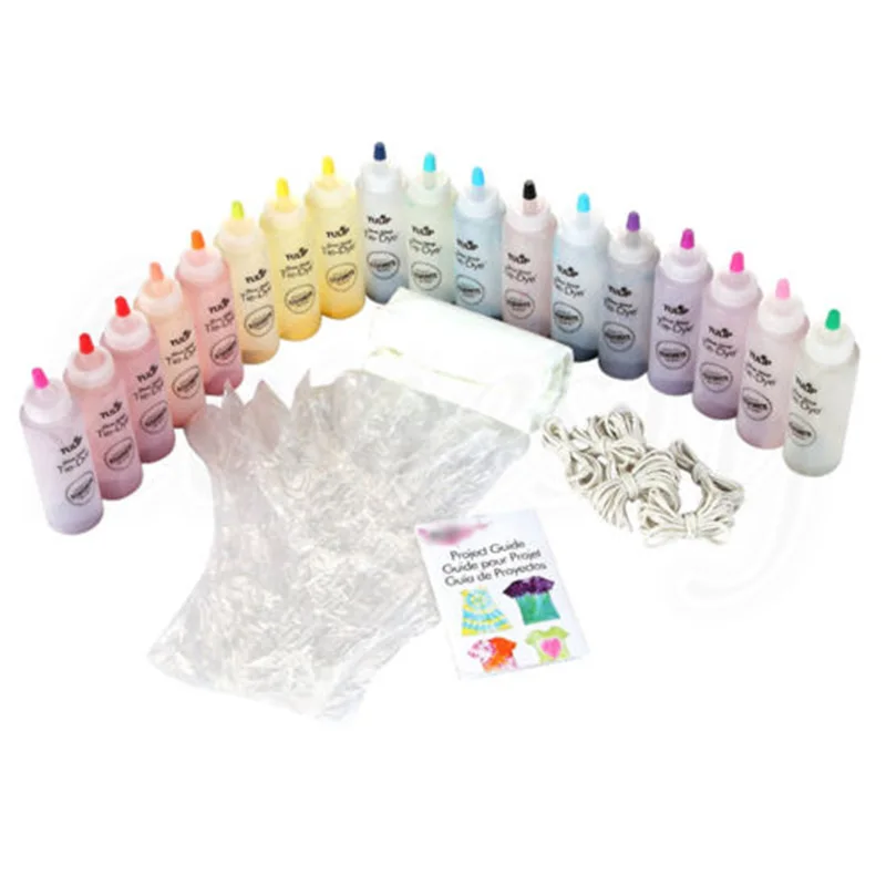 Tie Tye краситель набор Tinte Ropa ткань одежда граффити тату в виде бутылки Дети