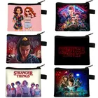 Очень странные дела, Женский кошелек на молнии, сумка для ключей, кошелек унисекс для ключей и бумажник, сумки для хранения монет для девочек-подростков