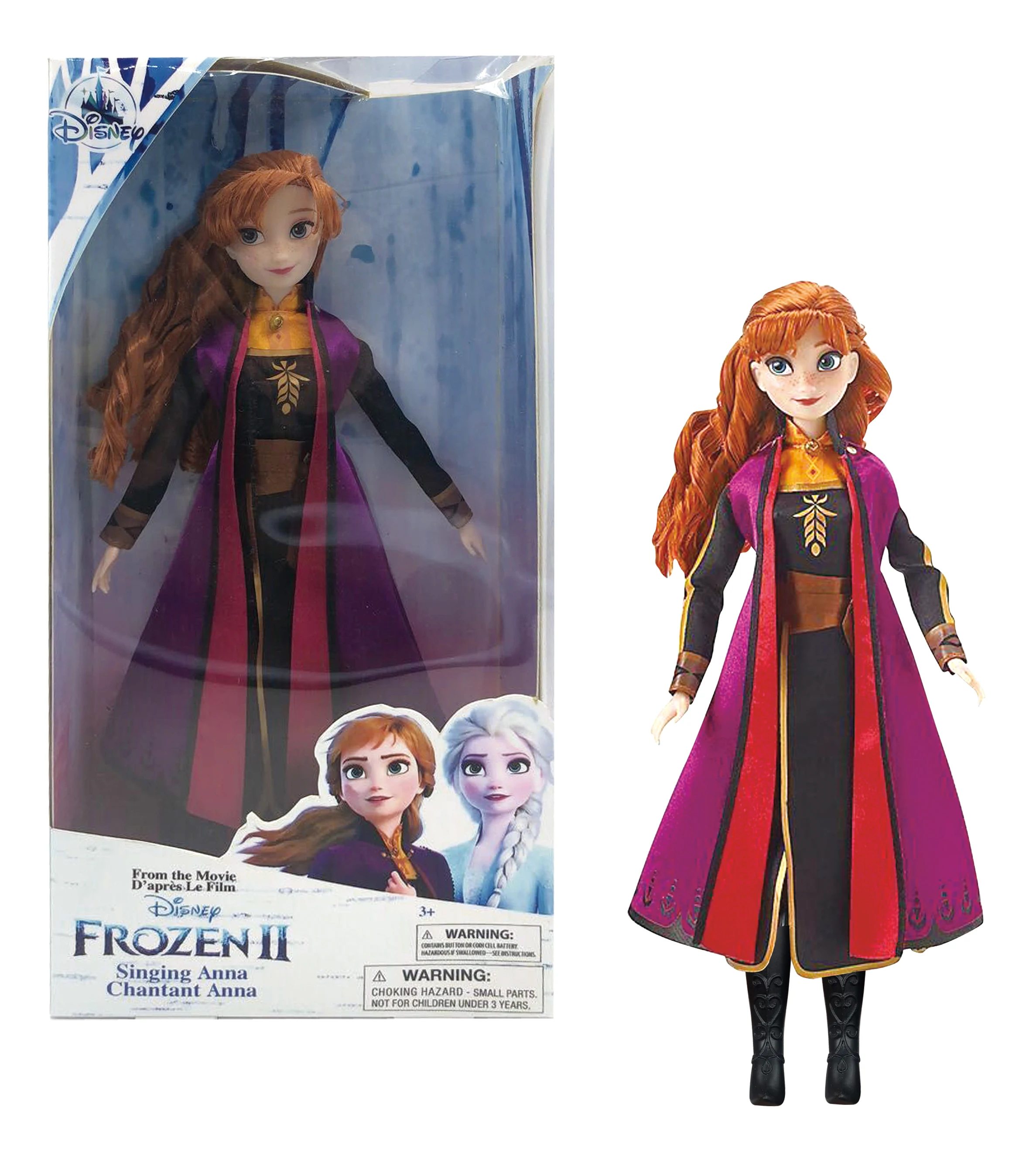 Кукла Холодное сердце Disney 2 подвижная фигурка шарнирного стиля Эльзы и Анны