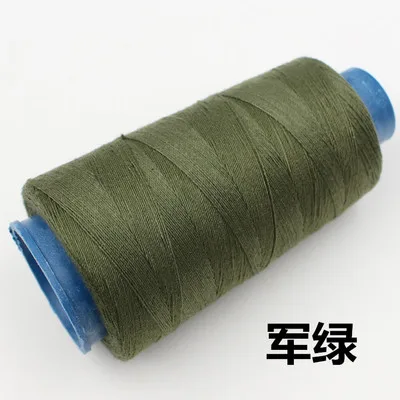 Army green 20 S/3 высокоскоростная катушка многоцветная швейная нить 1400Y промышленная швейная нить для машины, используется: плотная ткань/Деним/джинсы/холст - Цвет: Army green