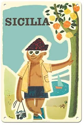 

Сицилия (Сицилия), Италия от rainмоско с.-металлический знак