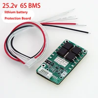 diy 25 2v 6s 15a 20a li ion 18650 battery pack bms pcb board pcm w balance integrated circuits board for e bike ebicycle