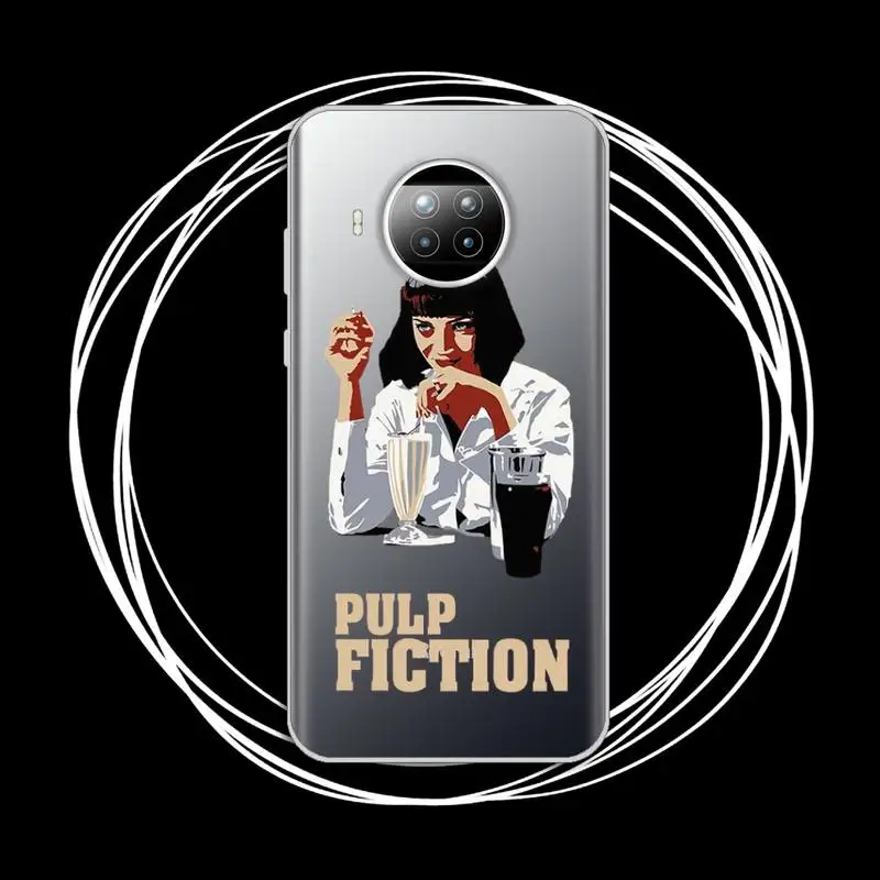 

Pulp Fiction Phone Case Transparent for xiaomi redmi note 8 9 9s 11 10t lite pro