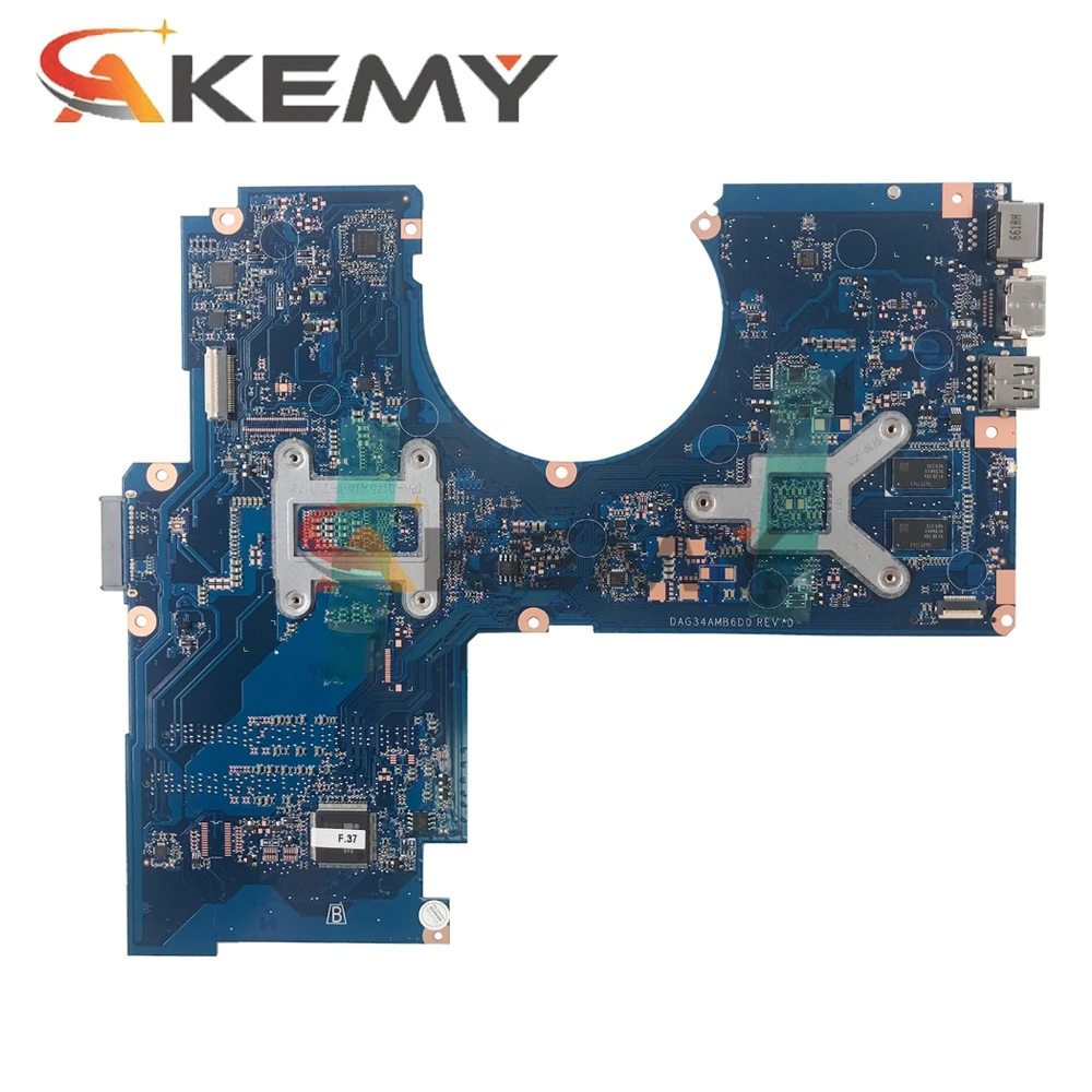 Billig Akemy Für HP Pavilion 15-AU Laptop Motherboard 856231-601 DAG34AMB6D0 DDR4 I5-6200U CPU 940MX 4GB GPU 100% Getestet