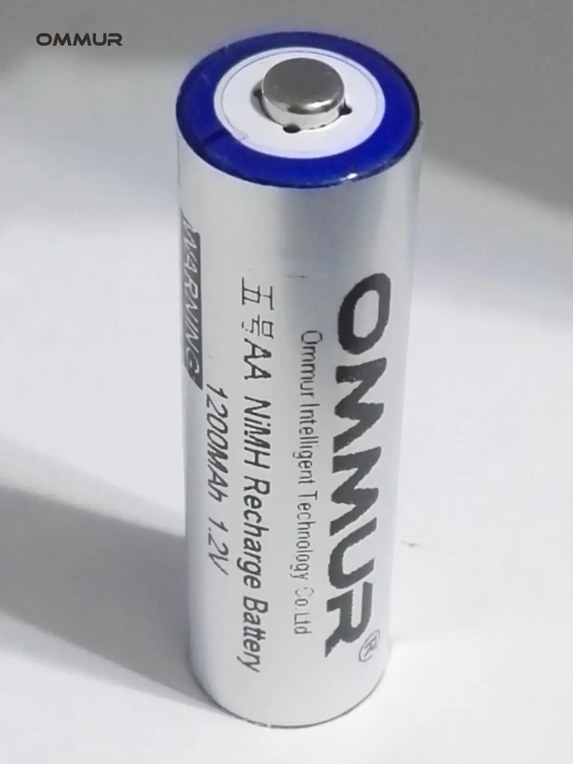 OMMUR AA 1,2 V 1200mAh NiMH аккумулятор Перезаряжаемый для фонарика налобный фонарь электронная игрушка