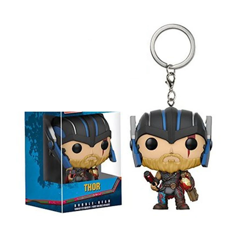 Новое поступление Карманный Брелок FUNKO MARVEL Тор Халк Локи ПВХ экшн фигурки