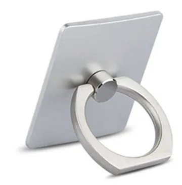 Silver Новинка, кольцо на палец, подставка для мобильного телефона, смартфона, держатель для IPhone X, 8, 7, 6 Plus, 5S, смартфон, IPAD, MP3, автомобильный держатель, подставка для samsung - Цвет: Silver