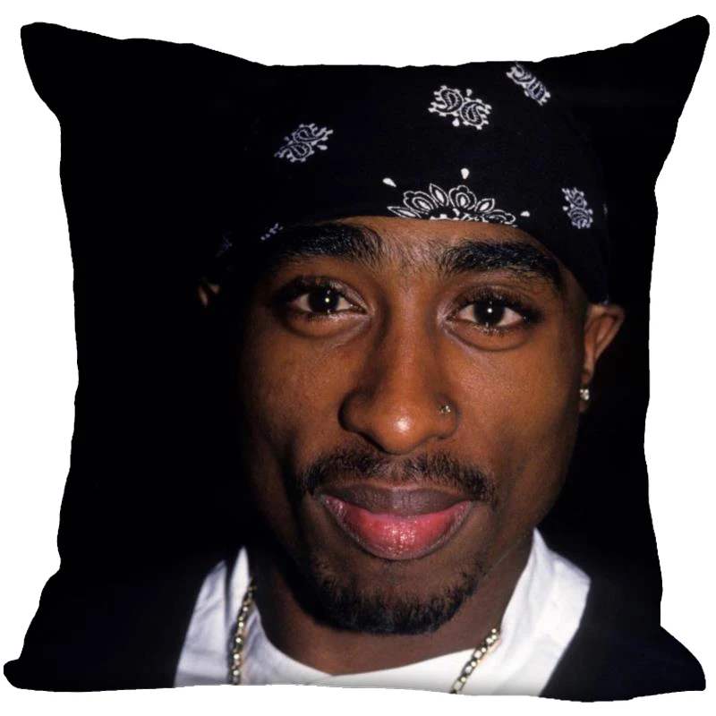 New 2Pac Pillow Cover Bedroom Home Office Decorative Pillowcase Square Zipper Cases 45X45CM Satin Soft No Fade | Дом и сад