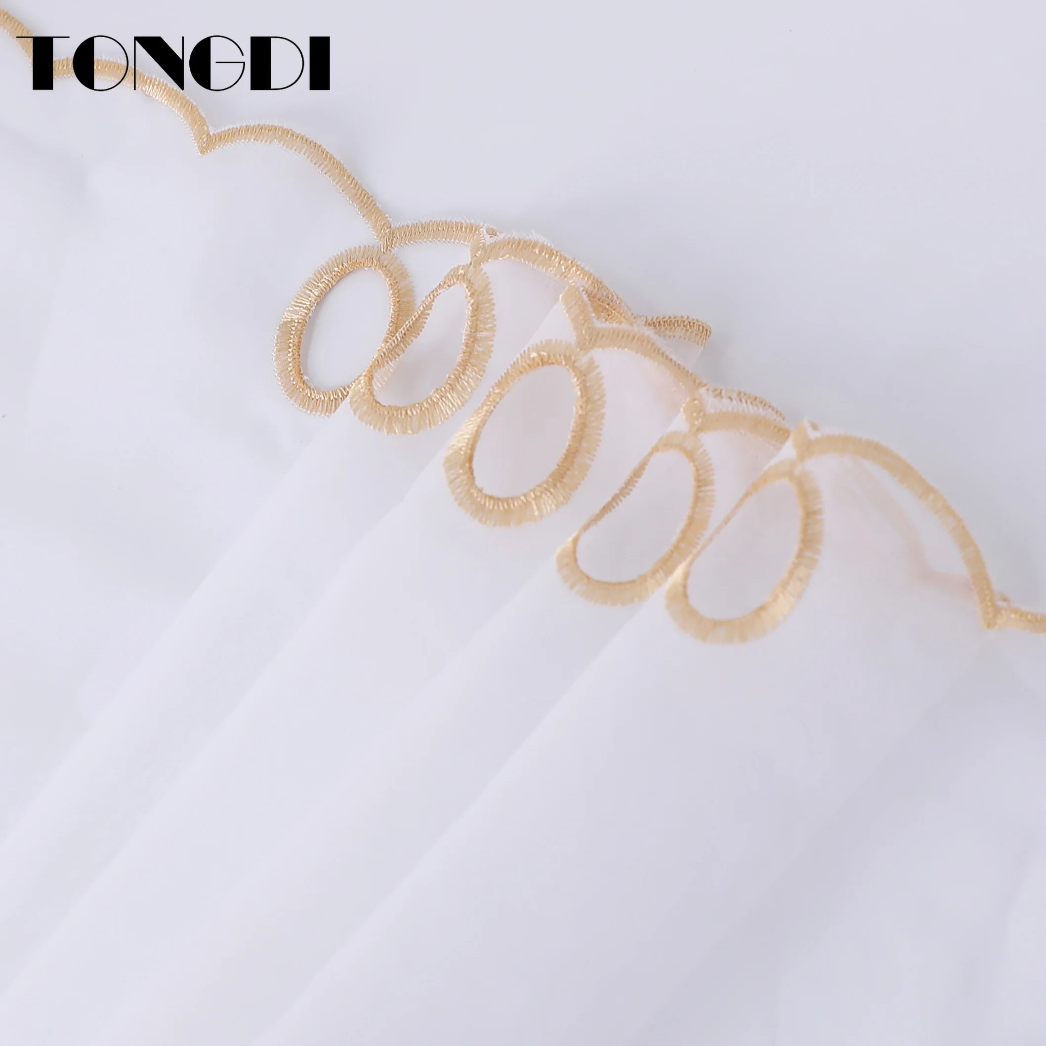 TONGDI кухонные занавески балдахин прозрачные ярусы пасторальные фрукты кафе Тюль