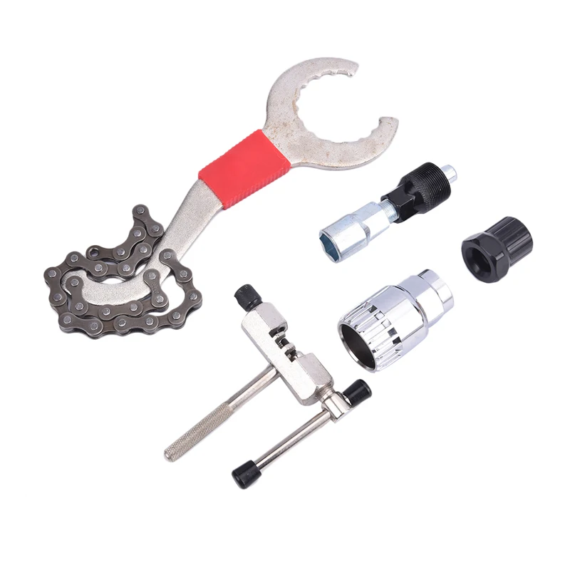 

Multifunction Bicycle Repair Tool Kits Chain Cutter Bottom Bracket Remover Freewheel Crank Puller MTB Removal Tools