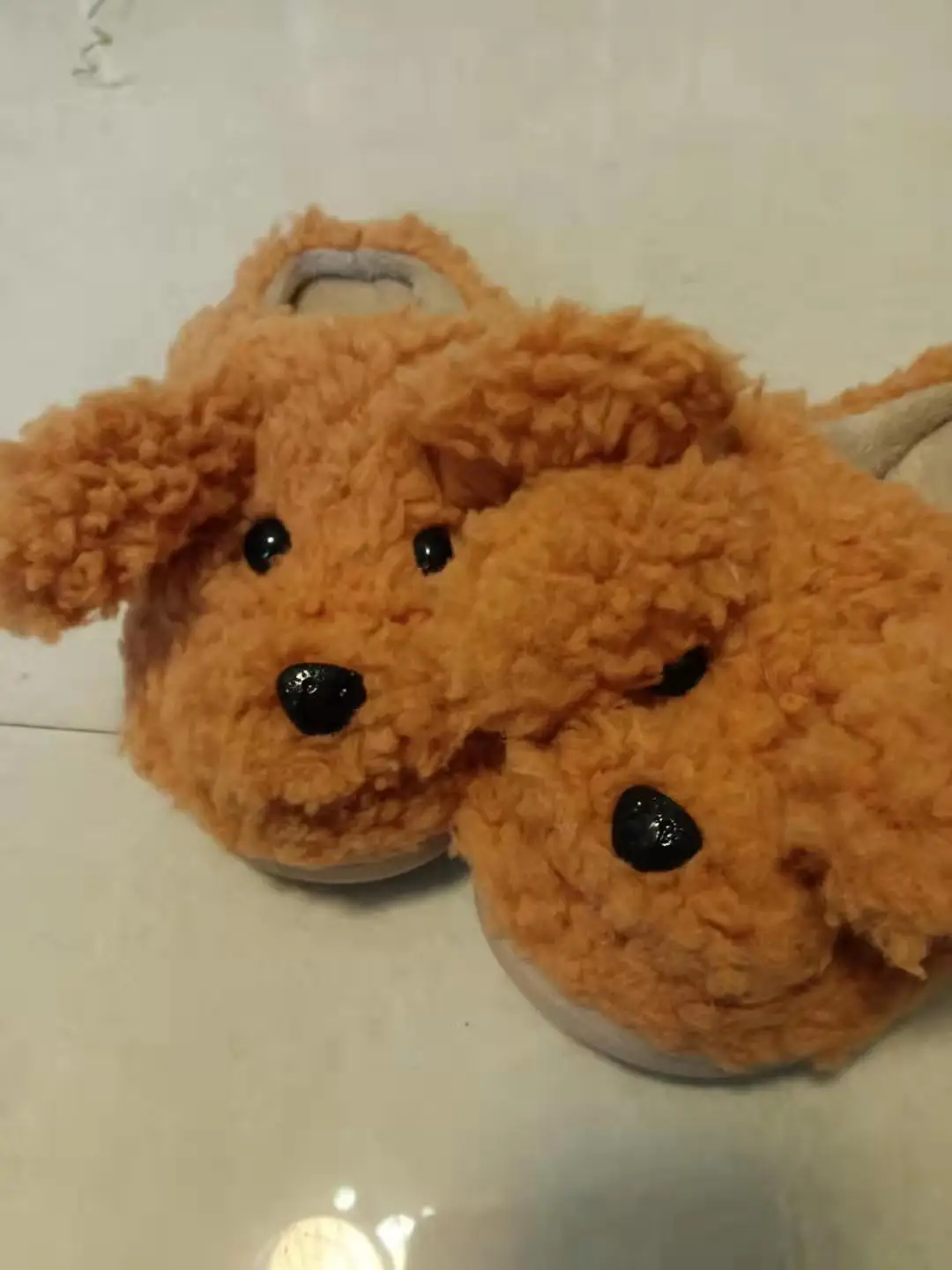 

Autumn Winter Cotton Slippers Fur Dog Home Warm Thick Bottom Indoor Cotton Shoes Womens Slippers Cute Fluffy Cat Slippers