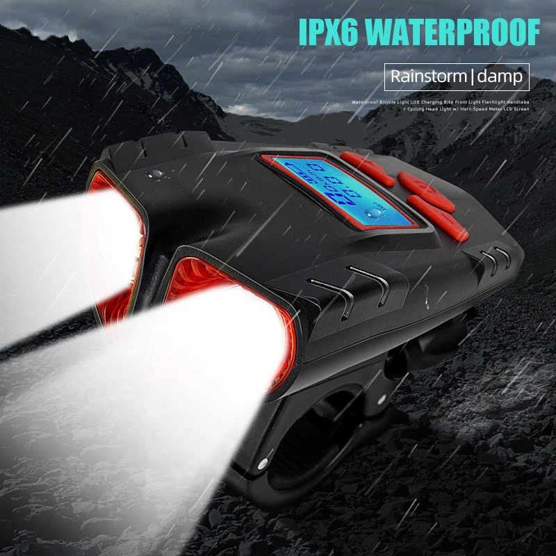2000 мАч 500 люмен беспроводной компьютерный велосипедный светильник IPX6