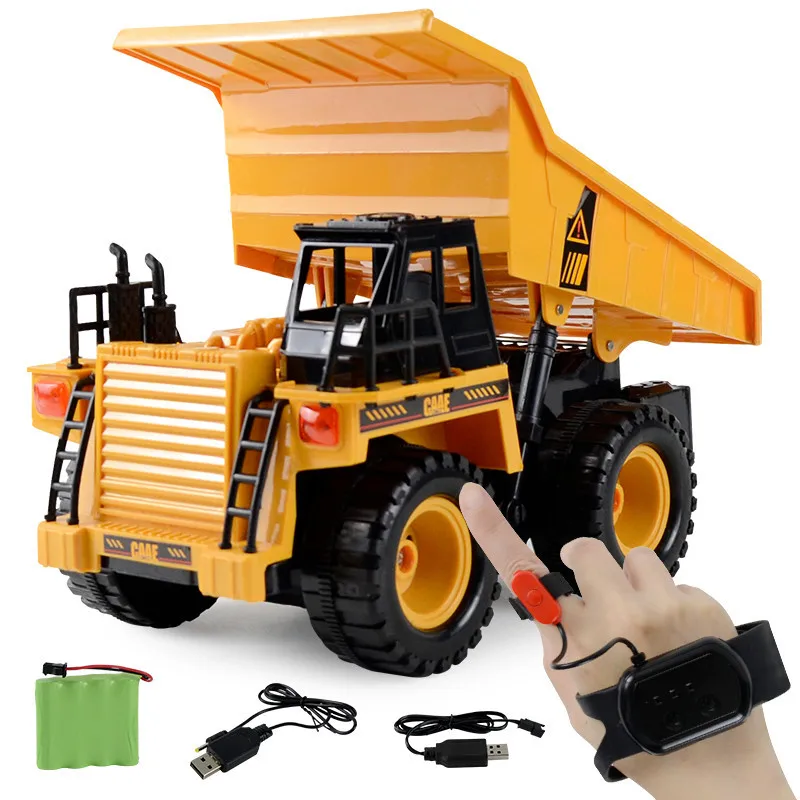 

1:22 RC Truck 2.4G Electric Truck Gesture Model Engineering Vehicle Six-channel Wireless Watch Remote Control Vehicle Truck New