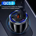 Автомобильное зарядное устройство с 5 USB-портами QC3.0, 15 А