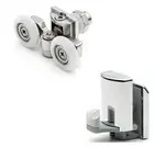 Набор из каждый 2 ролики для душевой дверибегункиКрючкинаправляющие с фокусным расстоянием 25 мм колеса Диаметр