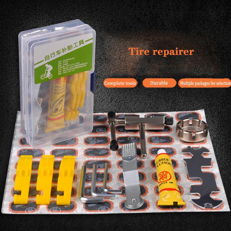 Набор инструментов для ремонта велосипедных шин насадок из резины снятия