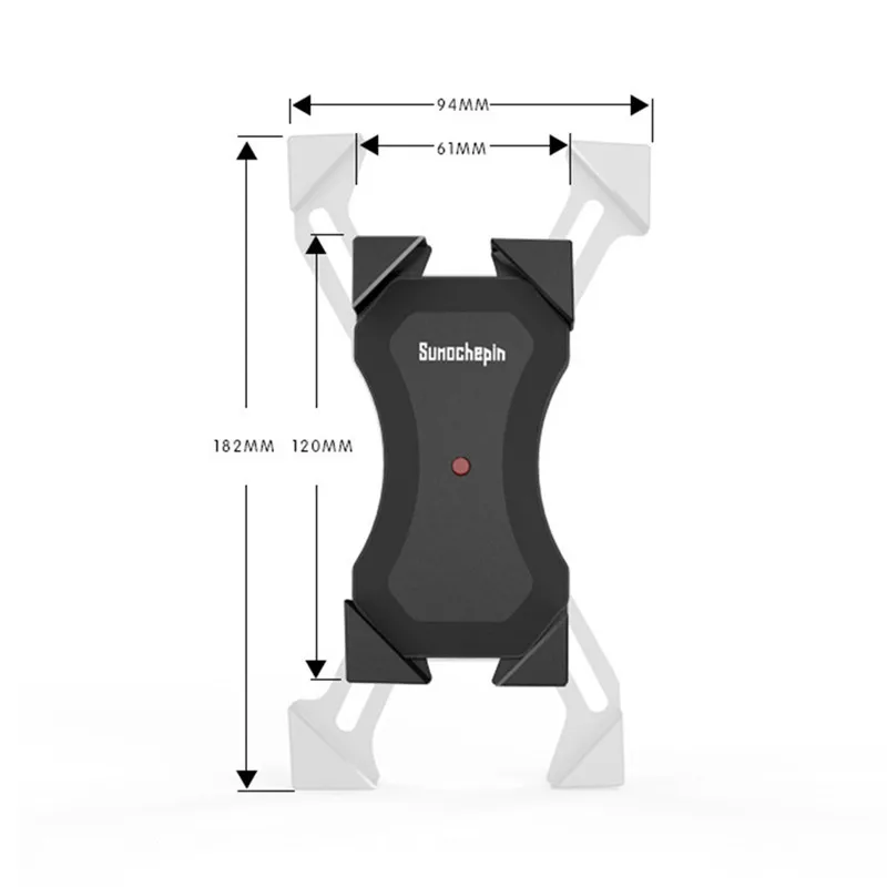 Универсальный Мотоцикл держатель мобильного телефона X зажим Крепление USB