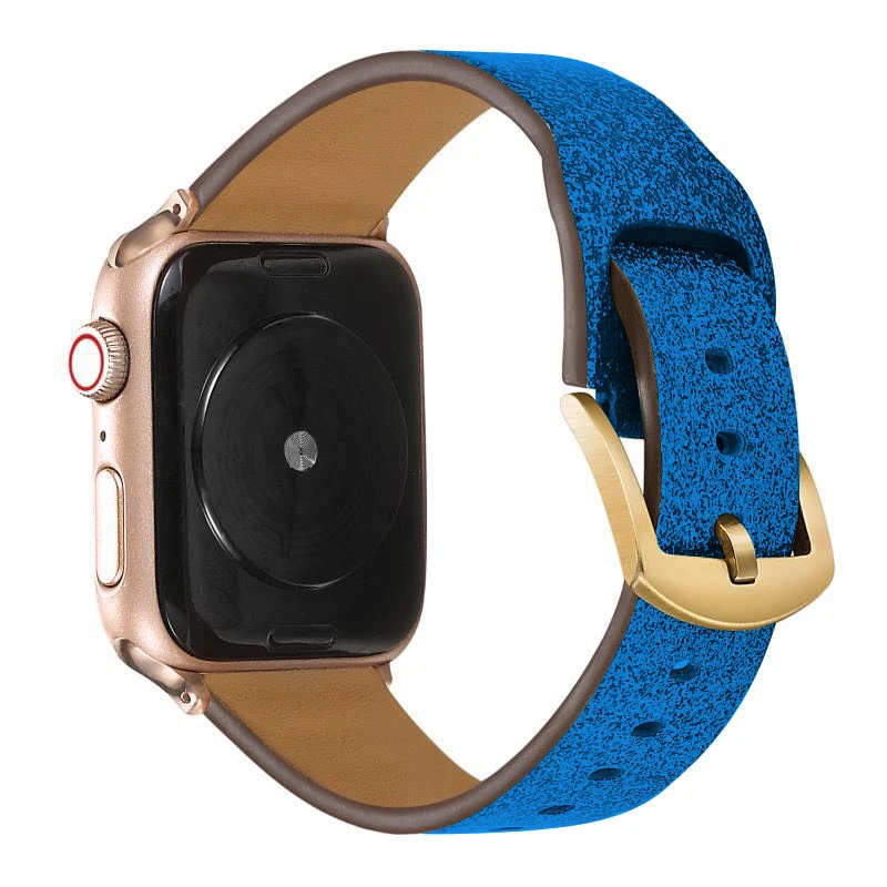 Производитель ремешок для наручных часов Apple watch, 42 мм, 38 мм, версия для наручных часов Iwatch серии 5 4/3/2/1 ремень 40 мм 44 натуральная leatherseries 5 - Цвет ремешка: Flash blue
