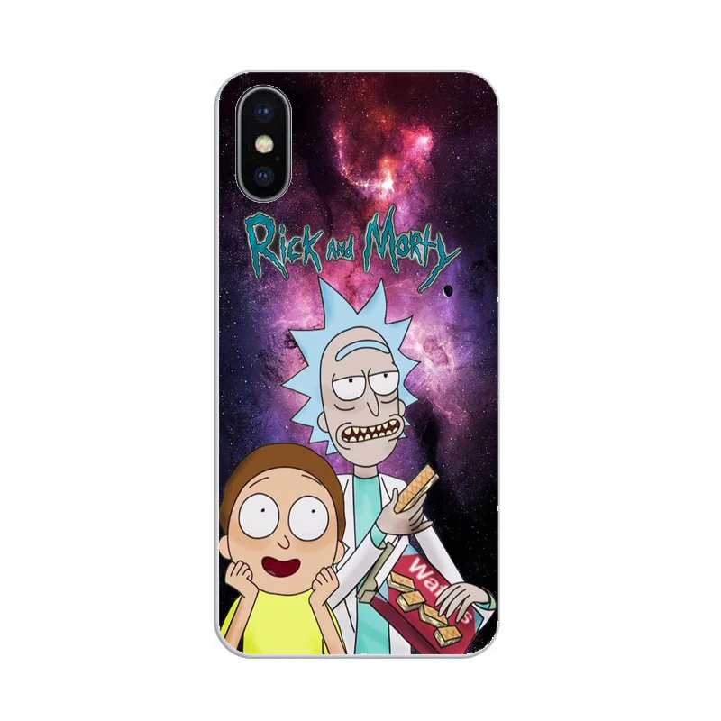 Простые забавные с юмором Рик Морти аниме Аватар Чехол Мягкий силиконовый чехол