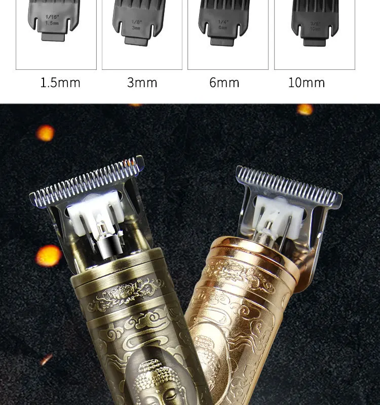 Профессиональная Парикмахерская Машинка для стрижки волос USB перезаряжаемая