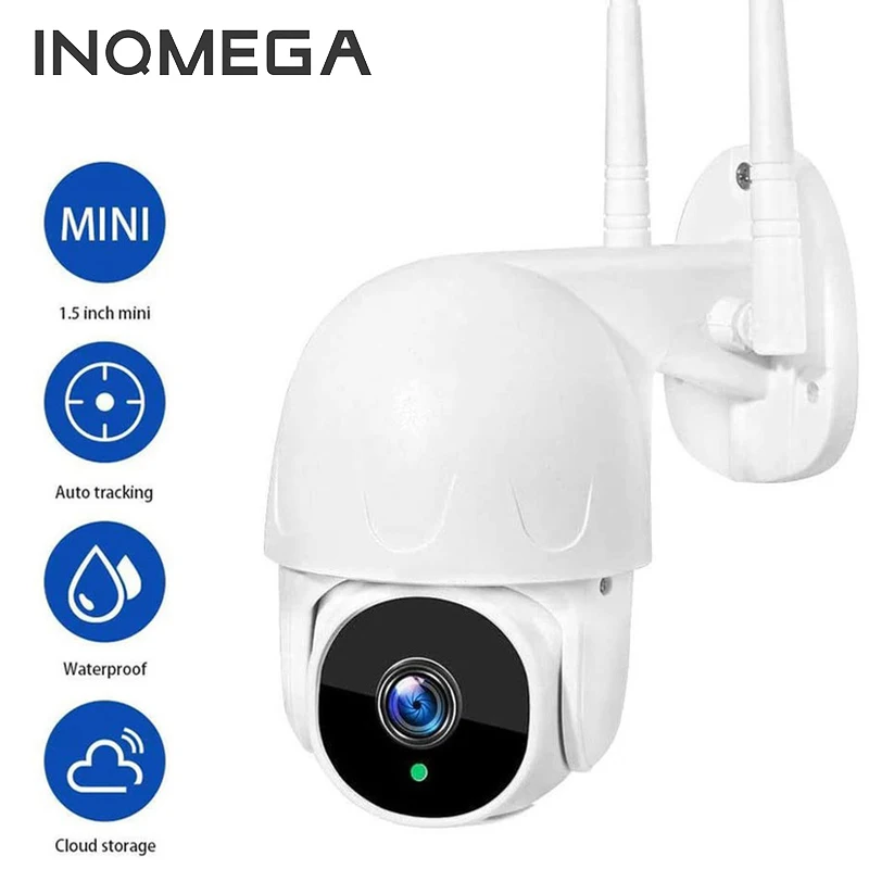 INQMEGA 1 5 дюймов Мини наружная Ip камера безопасности Wifi PTZ 1080P 4x Zoom Беспроводная
