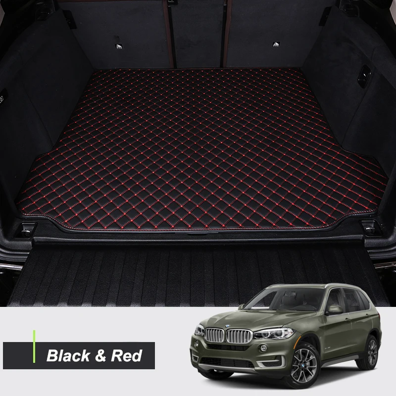 

Custom Leather Car Trunk Mats for BMW X5 2014 2015 2016 2017 2018 Rear Trunk Floor Mat Tray Carpet Cargo Liner Car Accessories