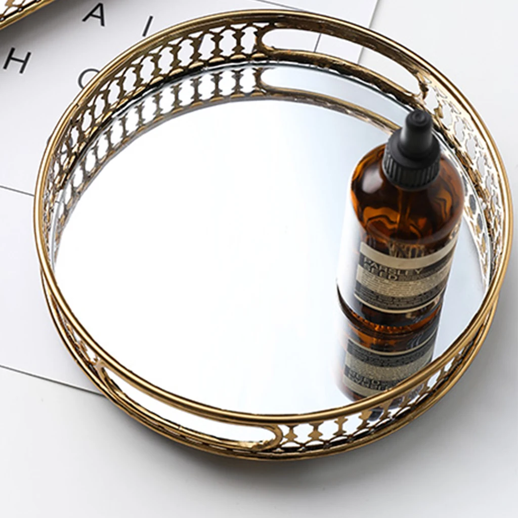 Кованые железные Позолоченные поддон держатель коробки f/Холдинг бусины