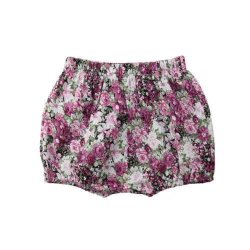 Милые шорты с цветочным рисунком для маленьких девочек сезон осень-лето детские