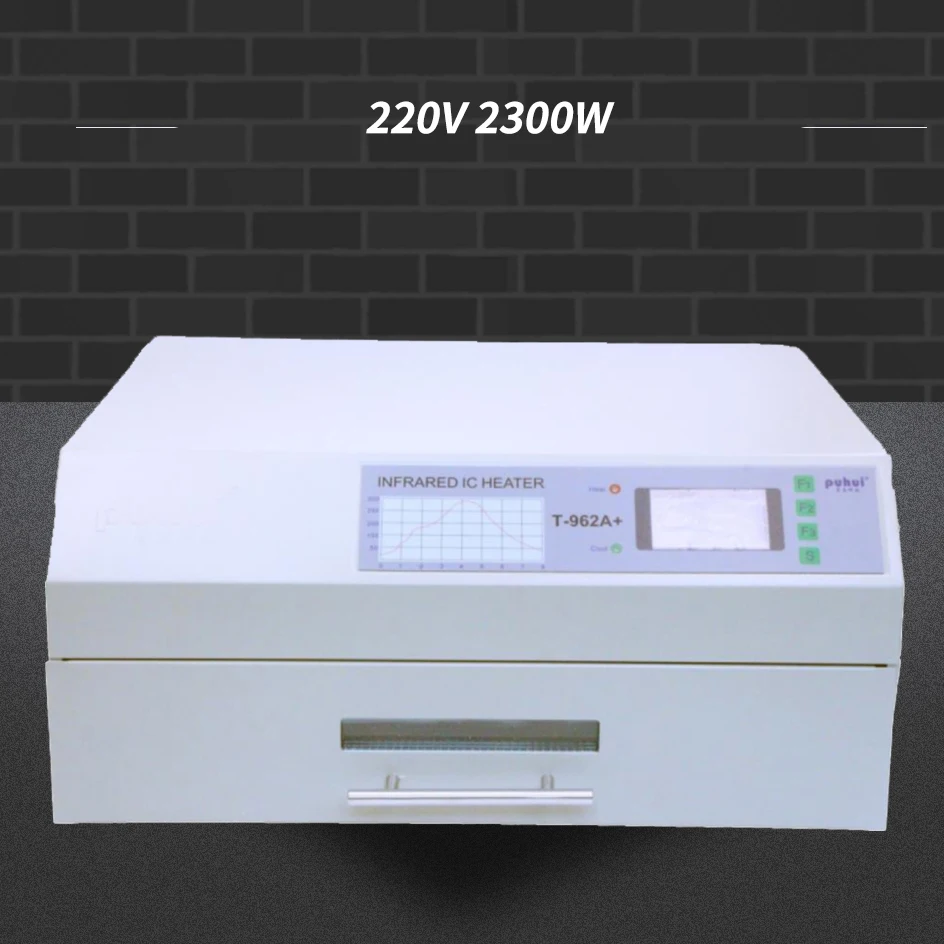 PUHUI T 962A + печь оплавления инфракрасный обогреватель T962A печи BGA SMD SMT паяльная Sation