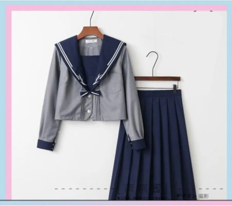 Однобортная школьная форма Jk милая девушка повседневный матросский костюм